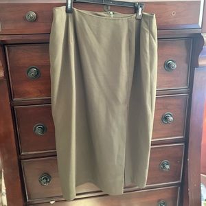 Office skirt, long skirt, slit skirt, business, office wear, professional skirt
